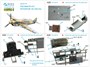 QD32116  декали  3D Декаль интерьера кабины  Hawk 81-A2 (GWH)  (1:32) 2000002044291