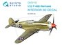 QD32132  декали  3D Декаль интерьера кабины P-40B (GWH)  (1:32) 2000002092193