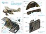 QD32135  декали  3D Декаль интерьера кабины Gloster Gladiator Mk II (ICM) (1:32) 2000002116158