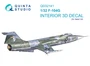 QD32141  декали  3D Декаль интерьера кабины F-104G (Italeri) (1:32) 2000002116165