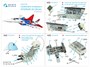 QD32142  декали  3D Декаль интерьера M&G-29 9-13 (Trumpeter)  (1:32) 2000002053095