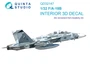 QD32147  декали  3D Декаль интерьера кабины F/A-18B (Academy)  (1:32) 2000002151005