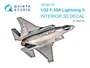 QD32173  декали  3D Декаль интерьера кабины F-35A (Italeri)  (1:32) 2000002151357