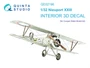QD32196  декали  3D Декаль интерьера кабины Nieuport XXIII (CSM)  (1:32) 2000002169628