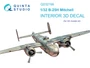 QD32199  декали 3D Декаль интерьера кабины  B-25H Mitchell (HK models)  (1:32) 2000002145868