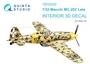 QD32202  декали  3D Декаль интерьера кабины Macchi MC.202 Folgore поздний (Italeri)  (1:32) 2000002151371