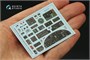 QD32203  декали  3D Декаль интерьера кабины B-25J Mitchell Glass nose (HK models)  (1:32) 2000002158776