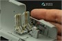 QD32203  декали  3D Декаль интерьера кабины B-25J Mitchell Glass nose (HK models)  (1:32) 2000002158776