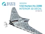 QD32254  декали  3D Декаль интерьера кабины Horten Ho 229B (Takom)  (1:32) 2000002191537