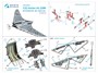 QD32254  декали  3D Декаль интерьера кабины Horten Ho 229B (Takom)  (1:32) 2000002191537
