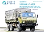 QD35017  декали  3D Декаль интерьера кабины для КМЗ-4310 (ICM)  (1:35) 4580702134235