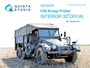 QD35025  декали  3D Декаль интерьера кабины для Krupp Protze (Tamiya)  (1:35) 4580702134259