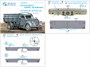 QD35029  декали  3D Декаль интерьера кабины Ford G917T / v3000s (ICM)  (1:35) 4580702134273