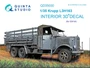 QD35030  декали  3D Декаль интерьера кабины Krupp L3H163 (ICM)  (1:35) 4580702134280