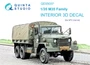 QD35037  декали  3D Декаль интерьера M35 (AFV Club)  (1:35) 2000002119722