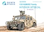 QD35039  декали  3D Декаль интерьера кабины для семейства HUMVEE (Tamiya)  (1:35) 2000002053101