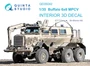 QD35042  декали  3D Декаль интерьера кабины Buffalo 6X6 MPCV (Bronco)  (1:35) 2000002053118