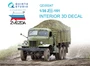 QD35047  декали  3D Декаль интерьера З&С-151 (Звезда)  (1:35) 2000002082828