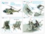 QD35049  декали  3D Декаль интерьера UH-1C (Academy)  (1:35) 2000002053125
