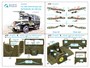 QD35052  декали  3D Декаль интерьера кабины GMC CCKW 353 (open cab) (Tamiya) (1:35) 2000002116189