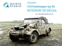 QD35055  декали  3D Декаль интерьера Kubelwagen typ 82 (Italeri)  (1:35) 2000002053149