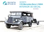 QD35070  декали  3D Декаль интерьера кабины Mercedes-Benz L1500A (ICM)  (1:35) 2000002125914