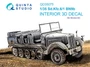 QD35075  декали  3D Декаль интерьера кабины Sd.Kfz.6-1 BN9b (Bronco)  (1:35) 2000002124214