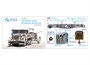 QD35078  декали  3D Декаль интерьера кабины Sd.Kfz.7 family (Trumpeter)  (1:35) 2000002134954