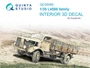 QD35085  декали  3D Декаль интерьера кабины L4500 family (Zvezda)  (1:35) 2000002137054