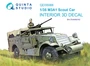 QD35088  декали  3D Декаль интерьера кабины M3A1 Scout (Zvezda)  (1:35) 2000002134978