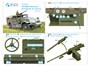QD35088  декали  3D Декаль интерьера кабины M3A1 Scout (Zvezda)  (1:35) 2000002134978