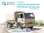 QD35091  декали  3D Декаль интерьера кабины M1078 LMTV & M1083 FMTV (Trumpeter)  (1:35) 2000002137061