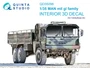 QD35098  декали  3D Декаль интерьера кабины для семейства MAN nil gl (HobbyBoss)  (1:35) 2000002138785