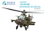 QD35099  декали  3D Декаль интерьера кабины AH-64E (Takom)  (1:35) 2000002135005