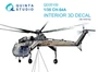 QD35100  декали  3D Декаль интерьера кабины CH-54A (ICM)  (1:35) 2000002137849