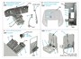 QD35100  декали  3D Декаль интерьера кабины CH-54A (ICM)  (1:35) 2000002137849