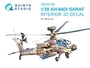 QD35104  декали  3D Декаль интерьера кабины AH-64DI Saraf (Takom)  (1:35) 2000002137108