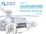 QD35117  декали  3D Декаль интерьера кабины AH-64D Расширенные отсеки авионики (Meng)  (1:35) 2000002151418