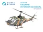 QD35158  декали  3D Декаль интерьера кабины UH-1B (Trump)  (1:35) 2000002207795