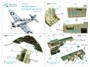 QD48006  декали  3D Декаль интерьера кабины F-4F Wildcat (HobbyBoss)  (1:48) 2000002138792