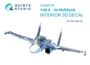 QD48018  декали  3D Декаль интерьера С-34 (KittyHawk)  (1:48) 2000002052647