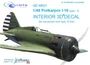 QD48021  декали  3D Декаль интерьера кабины И-16 тип 5  (1:48) 2000000160276