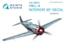 QD48023  декали  3D Декаль интерьера кабины L@-9 (ARK)  (1:48) 2000000195001