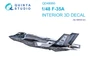 QD48060  декали  3D Декаль интерьера кабины F-35A (Meng)  (1:48) 2000002092070