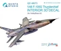 QD48073  декали  3D Декаль интерьера кабины  F-105G (Hobby Boss)  (1:48) 2000000167084