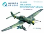 QD48092  декали  3D Декаль интерьера кабины Ju 87D/G (Hasegawa)  (1:48) 2000000195049