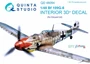 QD48094  декали  3D Декаль интерьера кабины Bf-109G-6 (Eduard)  (1:48) 2000000179988