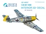 QD48097  декали  3D Декаль интерьера кабины Bf-109E (Tamiya)  (1:48) 2000000223148