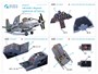 QD48107  декали  3D Декаль интерьера кабины XA2D-1 (ClearProp)  (1:48) 2000000255705