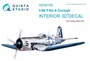 QD48109  декали  3D Декаль интерьера кабины F4U-4 (HobbyBoss)  (1:48) 2000000223186